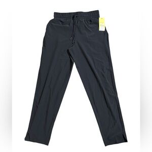 all in motion Black Women's high rise woven taper pant straight leg size XS